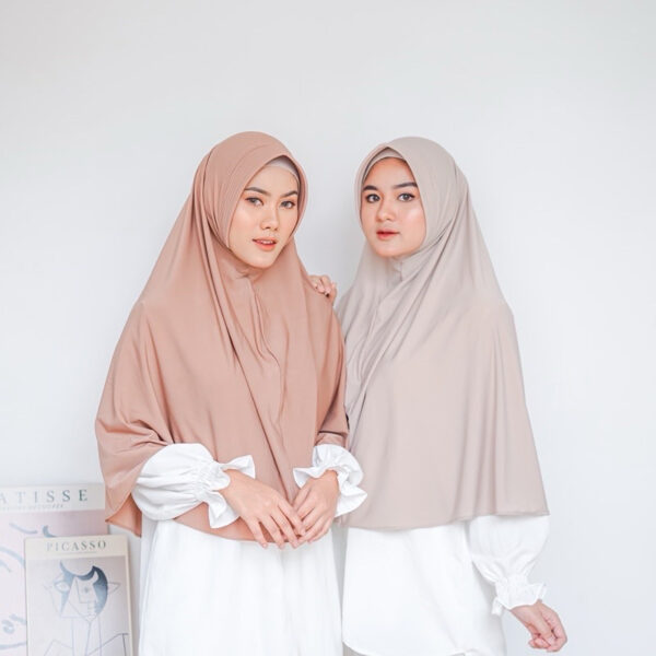 Bergo Syari/Hijab Instan Syari/Jilbab Panjang/Kerudung